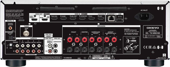 Onkyo TX-NR6100 silber