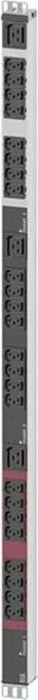 Bachmann IT PDU Basic, mit CEE-Stecker, 1HE, 27-fach, 16A/400V, grau, 3m