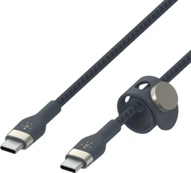 Belkin BoostCharge Pro Flex USB-C/USB-C Kabel 1.0m blau