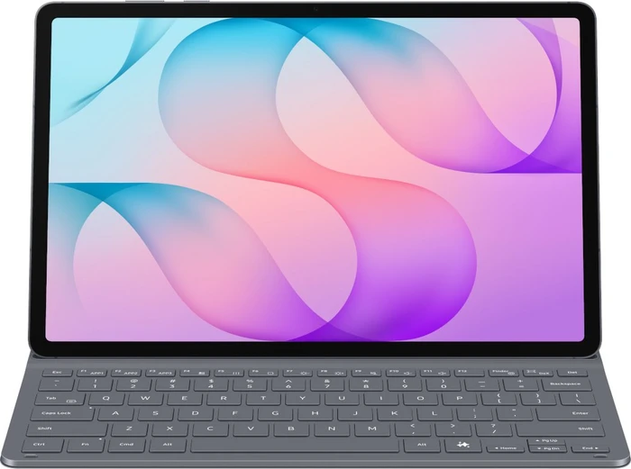 Samsung EF-DX840 DK Book Cover Keyboard Slim mit AI-Taste für Galaxy Tab A12+, schwarz, DE