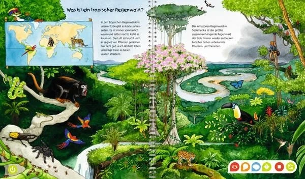 Ravensburger tiptoi Buch: Wieso? Weshalb? Warum? 19: Entdecke den Regenwald