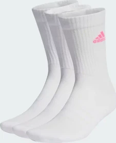 adidas Cushioned Crew Socken white/lucid pink/spark, 3 Paare