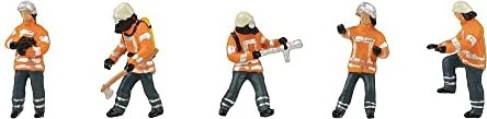 Faller Miniaturfiguren - Feuerwehrkräfte Epoche VI Set IV