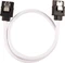 Corsair Premium Sleeved SATA 6Gb/s Kabel weiß 0.3m Vorschaubild