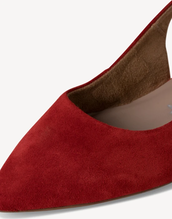 Tamaris Leder Slingpumps rot (Damen)