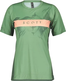 Scott Trail Vertic Trikot kurzarm glade green/crystal pink (Damen)