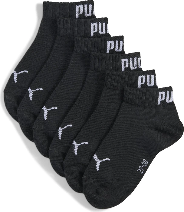 Puma Teenager Socken schwarz, 3 Paare