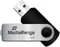 MediaRange USB Flexi-Drive 64GB schwarz/silber, USB-A, USB 2.0 Vorschaubild