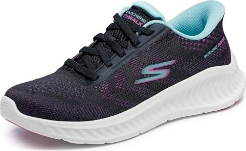Skechers Slip-Ins Go Walk Now - Khloe schwarz/violett (Damen)