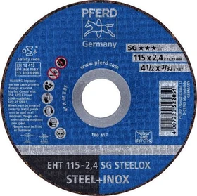 Pferd EHT 115-2.4 SG STEELOX Trennscheibe, 115x2.4x22.23mm, 25 Stück