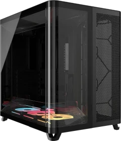 Corsair Air 5400 LX-R RGB iCUE LINK Black, schwarz, Glasfenster (CC-9011320-WW)