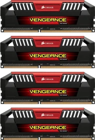 Corsair Vengeance Pro rot UDIMM 16GB Kit, DDR3-2666, CL12-14-14-36