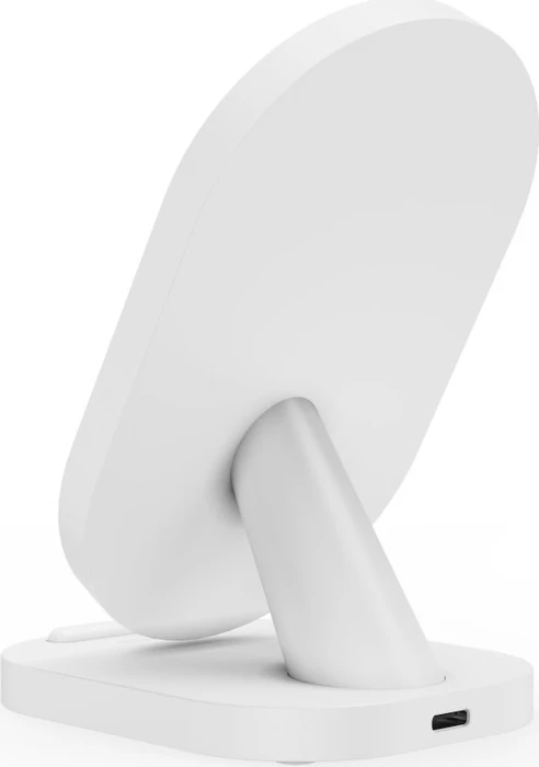 Hama Wireless Charger QI-FC10S-Fab 10W kabellose Smartphone-Ladestation weiß