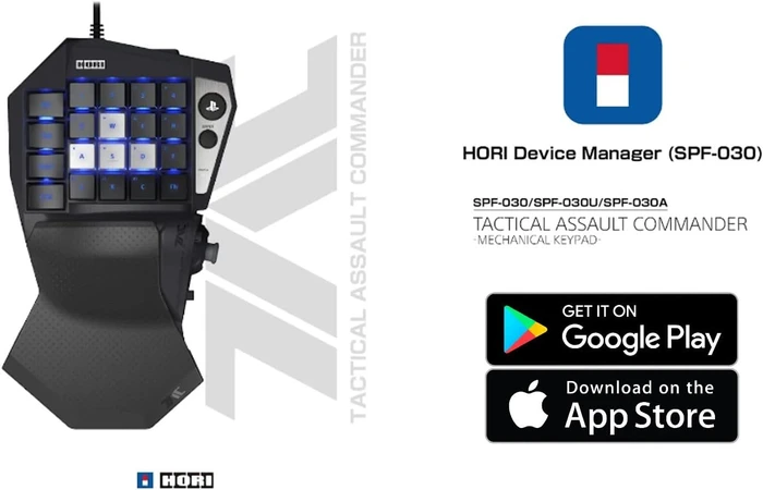 Hori Tactical Assault Commander PS5/PS4/PC, mehrfarbig/schwarz/silber, USB-A