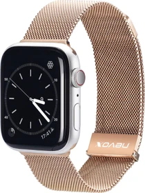 Nevox Milanaise-Armband für Apple Watch 42mm/44mm/45mm gold