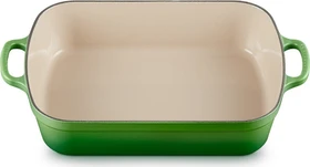 Le Creuset Bratreine aus Gusseisen 40.2x25.9cm 4.9l bamboo green