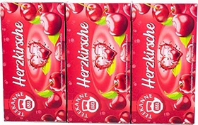 Teekanne Herzkirsche Tee Beutel, 20 Stück
