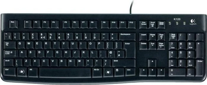 Logitech OEM K120 Keyboard for Business, schwarz, USB, DE