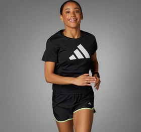 adidas Run It Laufshirt kurzarm schwarz (Damen)