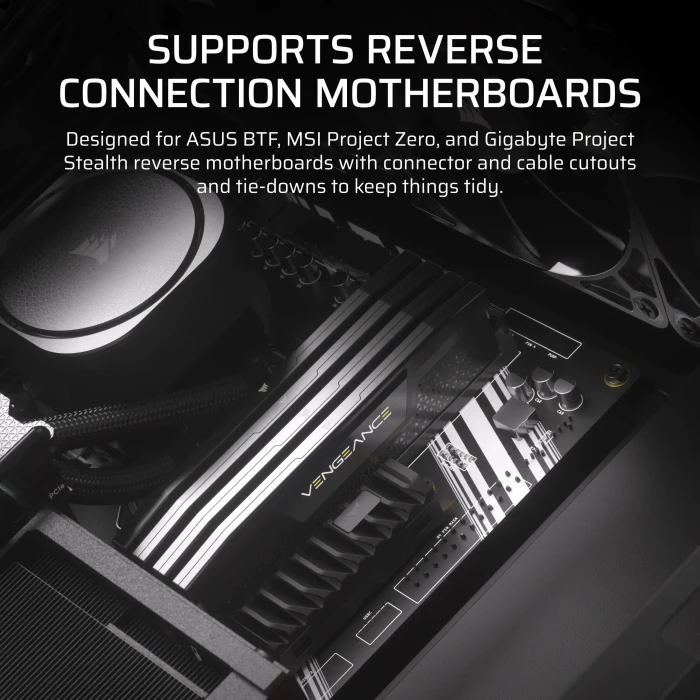 Corsair Frame 4000D RS ARGB, schwarz, Glasfenster