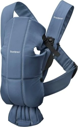 BabyBjörn Mini Babytrage gewebt indigoblau