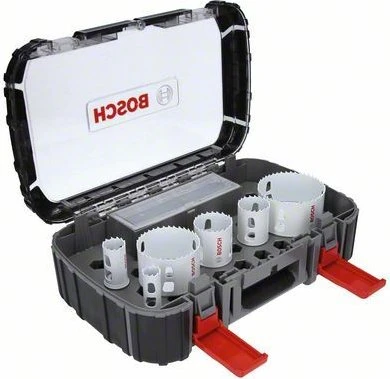 Bosch Professional BiM Progressor for Wood and Metal Elektriker Lochsägen-Sortiment inkl. Koffer, 9-tlg.