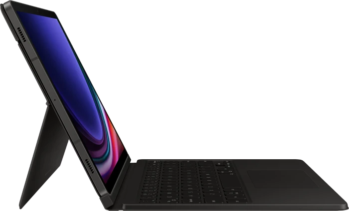 Samsung EF-DX715 Book Cover Keyboard für Galaxy Tab S9 / S9 FE, schwarz, DE