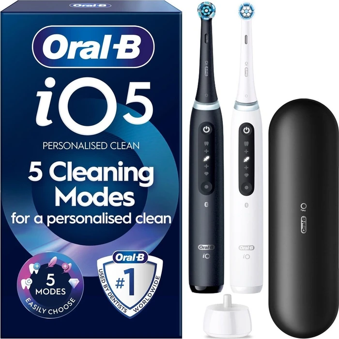 Oral-B iO Series 5 matt black/quite white + 2. Handstück