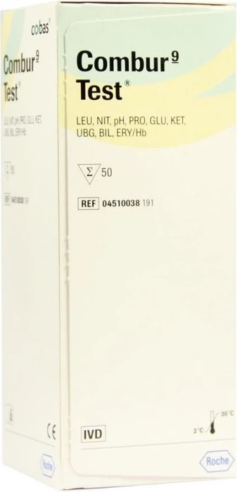 Roche Combur 9 Test Selbsttest, 50 Stück