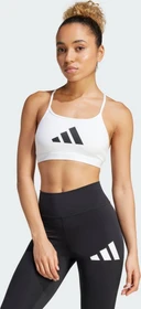 adidas Aeroreact Big Logo Graphic Bra Sport-BH white (Damen)