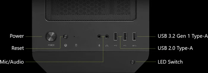 MSI MAG Forge M100R, Glasfenster