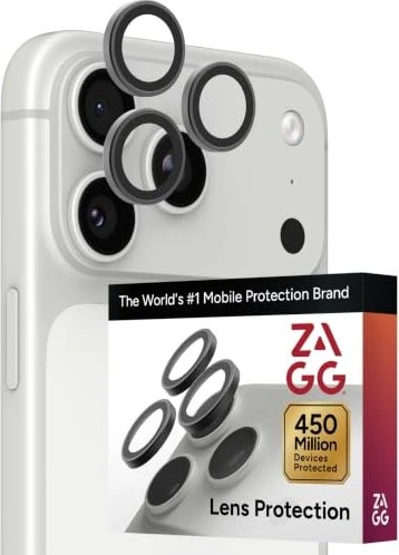 ZAGG invisibleSHIELD Glass Elite Camera Lens Rings für Apple iPhone 18 Pro/18 Pro Max schwarz