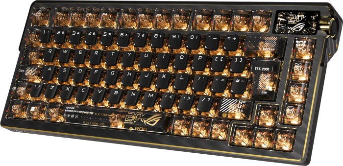 ASUS ROG Azoth Extreme Edition 20 Gaming Keyboard, hot-swap, ROG NX Edition 20, USB/Bluetooth, US