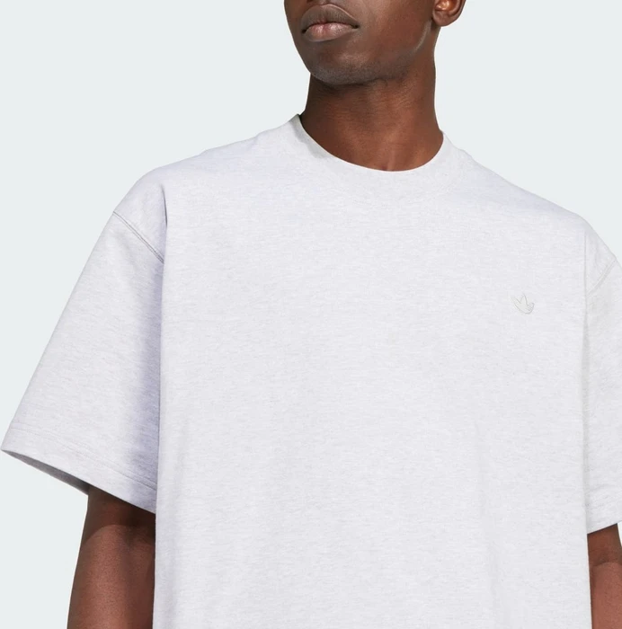 adidas Premium Essentials T-Shirt kurzarm light grey heather (Herren)