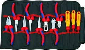 Knipex Handwerkzeugset inkl. Tasche, 11-tlg.
