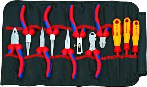 Knipex Handwerkzeugset inkl. Tasche, 11-tlg.