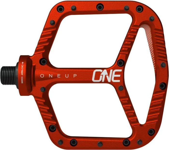 OneUp Components Aluminum Plattformpedale rot