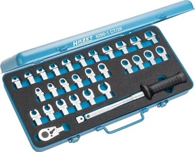 Hazet 6290-1CT/29 Set Drehmomentschlüssel inkl. Werkzeugbox + Zubehör, 9x12mm