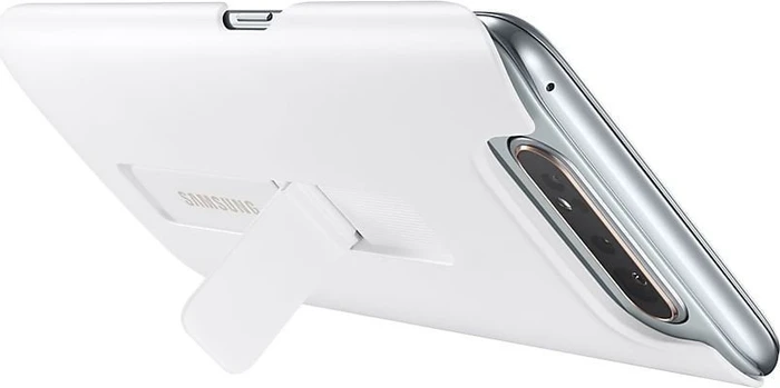 Samsung Standing Cover für Galaxy A80 weiß