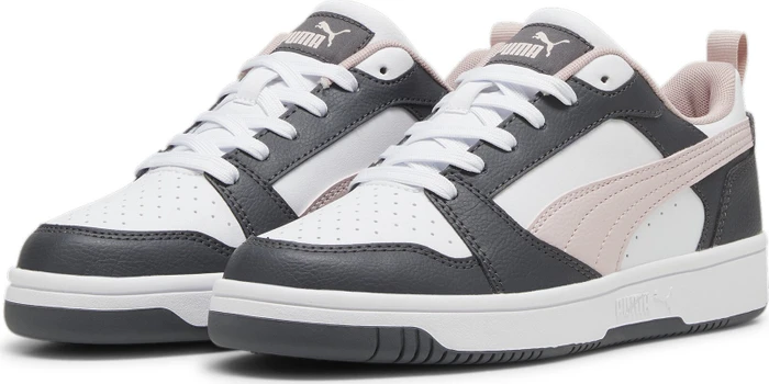 Puma Rebound V6 Low strong gray/mauve mist/puma white