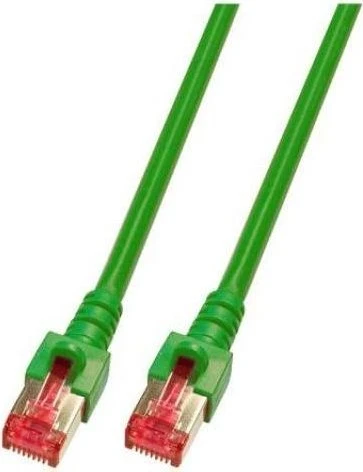 EFB Elektronik EFB-Elektronik ECOLAN Patch-Kabel RJ-45 M bis M 15 cm SFTP CAT 6 halogenfrei geformt grün (K5514.0,15) Image