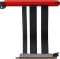 Hyte Hyper Riser Kabel, gewinkelt, PCIe 5.0, 200mm, rot/schwarz Vorschaubild