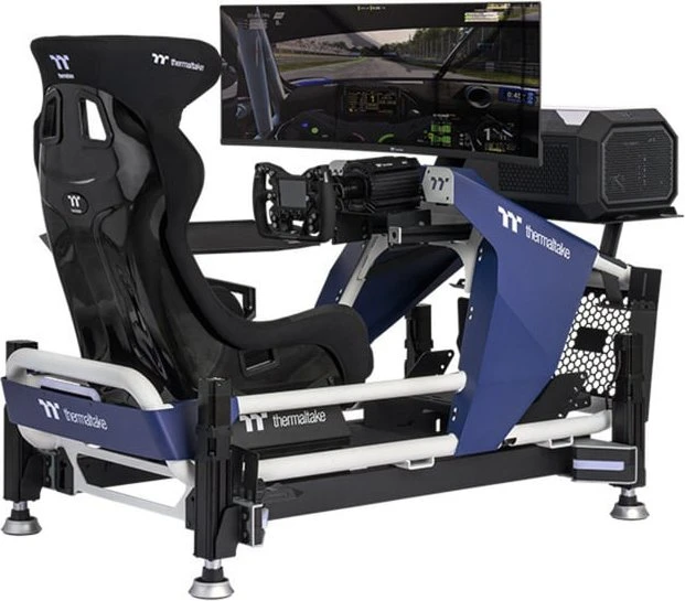 Thermaltake Racing Simulator Cockpit GR700, schwarz/blau