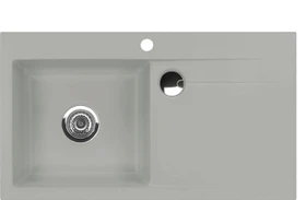 systemceram Stema 90 Einbau Becken links titan