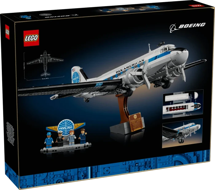 LEGO Icons - Douglas DC-3 PAN AM Passagierflugzeug