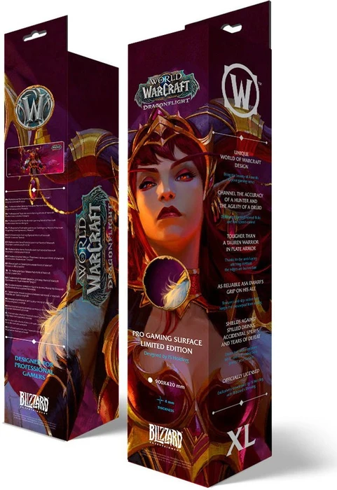 Blizzard World of WarCraft XL Gaming Mousepad, 900x420mm, Dragonflight: Alexstrasza