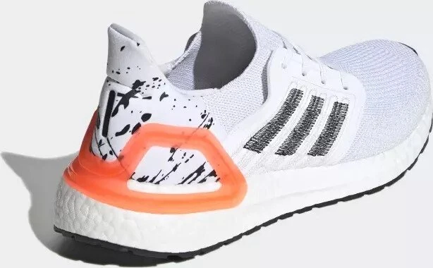 adidas Ultraboost 20 cloud white/core black/signal coral (Herren)