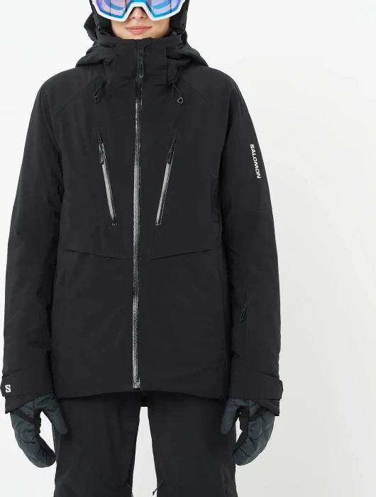 Salomon Brilliant Skijacke deep black (Damen)