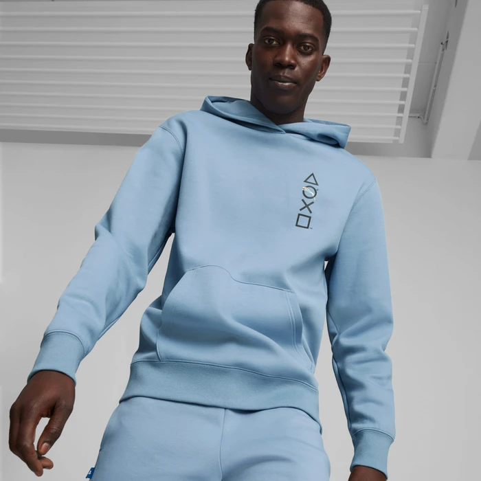 Puma X Playstation Hoodie zen blue (Herren)