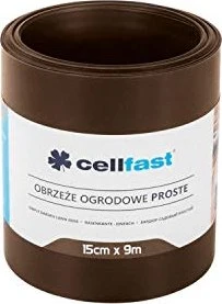 Cellfast Rasenkante 15cm braun 9m